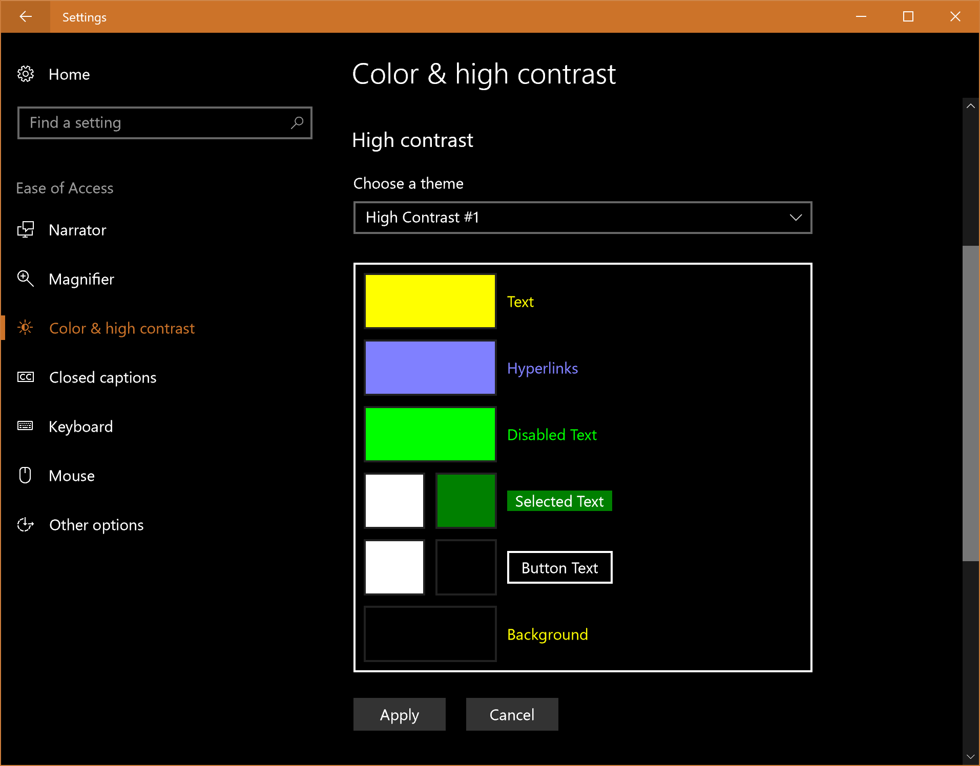 How to enable color filters in the Windows 10 Fall Creators Update